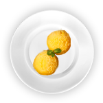 Scoop Of Saffron Ice-cream 